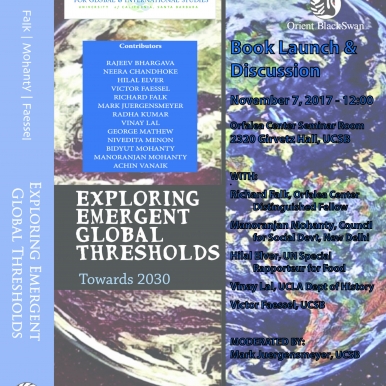 Exploring Emergent Global Thresholds - launch event poster